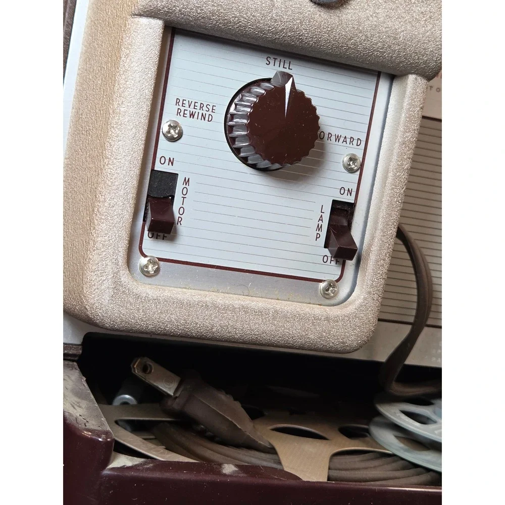 Vintage Kodak Cine Showtime 8mm Movie Projector Model A20 Rochester NY Case NEW!
